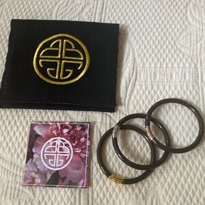 BuDha girl Three Kings bangles chocolate brown, size small
